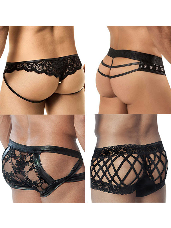 Men's Vinyl Underwear Showcase