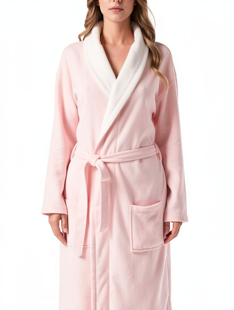 Women's Polyester Coral Fleece Bathrobe