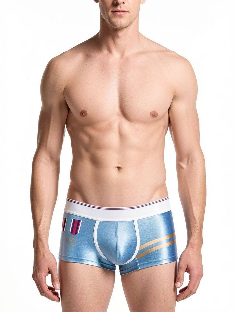 Men's Light Blue Boxer Brief