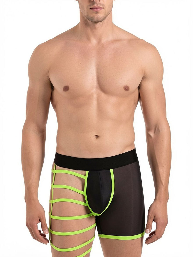Men's Sexy Green Boxer Underwear