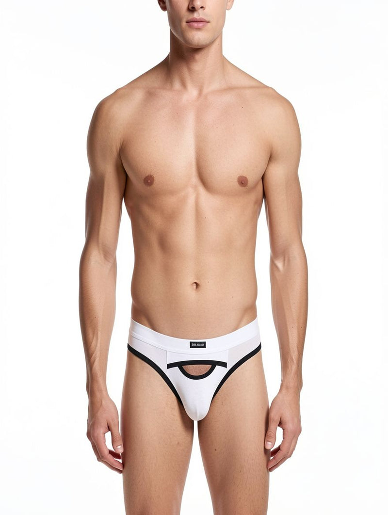 Men's Sexy Peek-a-Boo Briefs