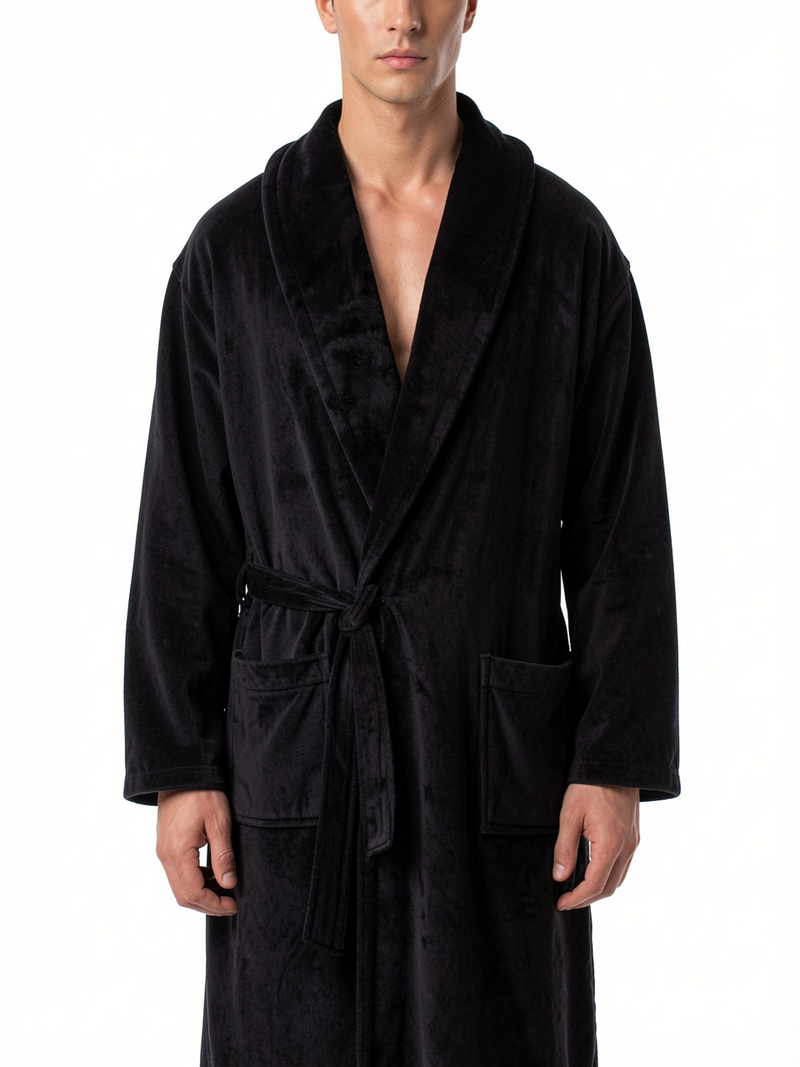 Women's Polyester Coral Fleece Bathrobe
