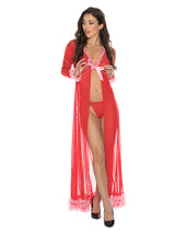 Women's Sexy Santa Long Gown Lingerie – view 3