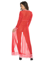 Women's Sexy Santa Long Gown Lingerie – view 6