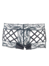 Men's Black Lace Sexy Shorts – view 3