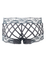 Men's Black Lace Sexy Shorts – view 4