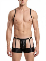 Men's Erotic Black Boxer Underwear – view 3