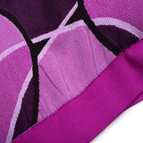 Fitness Custom Made Purple Colorblock Sports Bra – view 4