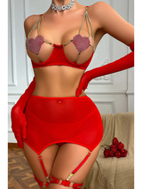 Women's Sexy Valentine's Lingerie – Style W24840-1 – view 3