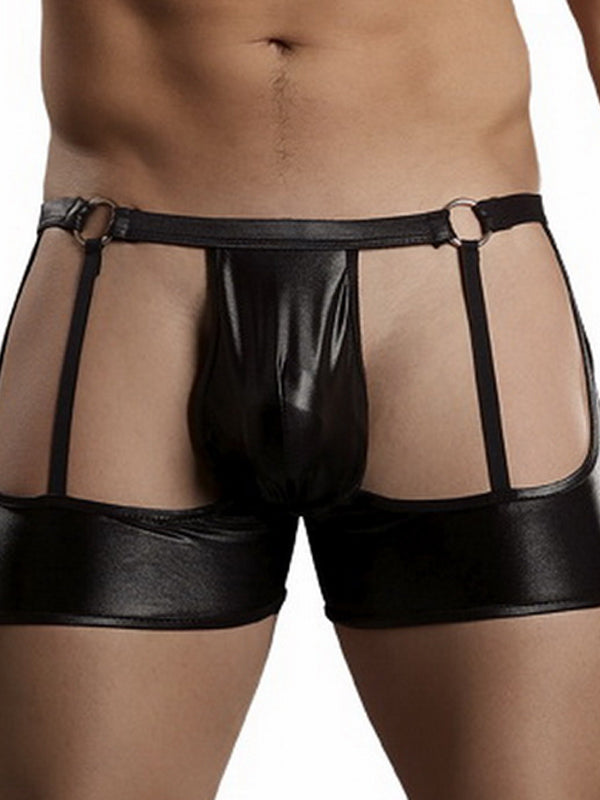 Men's Erotic Black Boxer Underwear – view 1