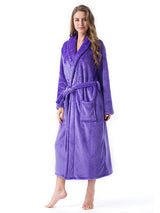 Women's Polyester Coral Fleece Bathrobe – view 11