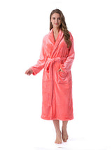 Women's Polyester Coral Fleece Bathrobe – view 12