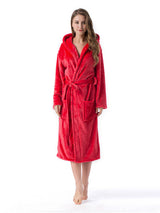 Women's Polyester Coral Fleece Bathrobe – view 13