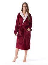 Women's Polyester Coral Fleece Bathrobe – view 5