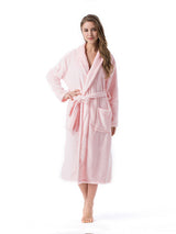 Women's Polyester Coral Fleece Bathrobe – view 7