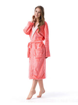 Women's Polyester Coral Fleece Bathrobe – view 8