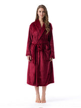 Women's Polyester Coral Fleece Bathrobe – view 8