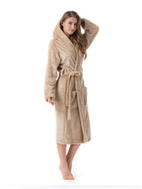 Women's Polyester Coral Fleece Bathrobe – view 9