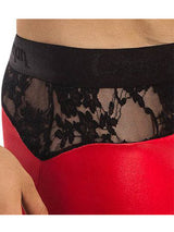 Men's Red & Black Lace Pants – view 2