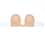 Women's Nude U-Plunge Strapless Backless Invisible Bra – view 4