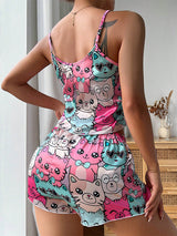 Women's Adjustable Strap Sleepwear Set – view 2