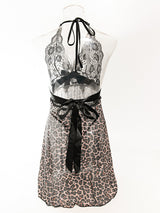 Women's Sexy Leopard Print Lace Babydoll Lingerie – view 5