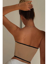 Women's Sexy Sheer Mesh Boning Corset Bustier Top – view 1
