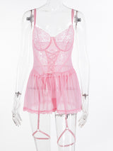 Women's Sexy Transparent Babydoll Lingerie – view 19