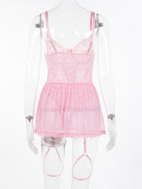 Women's Sexy Transparent Babydoll Lingerie – view 20