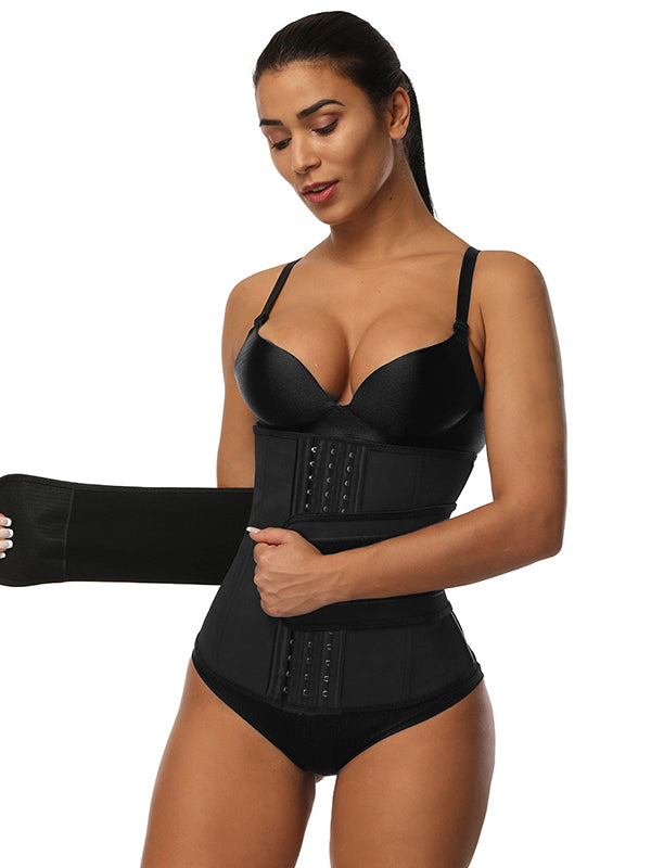 Latex Waist Shaper 7 Bones Hooks