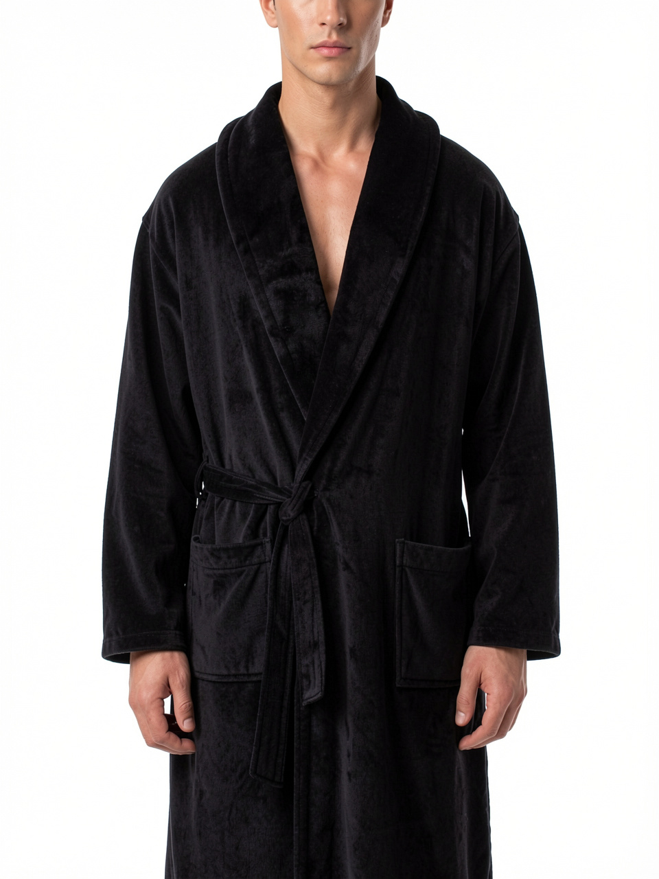 Women's Polyester Coral Fleece Bathrobe – view 14