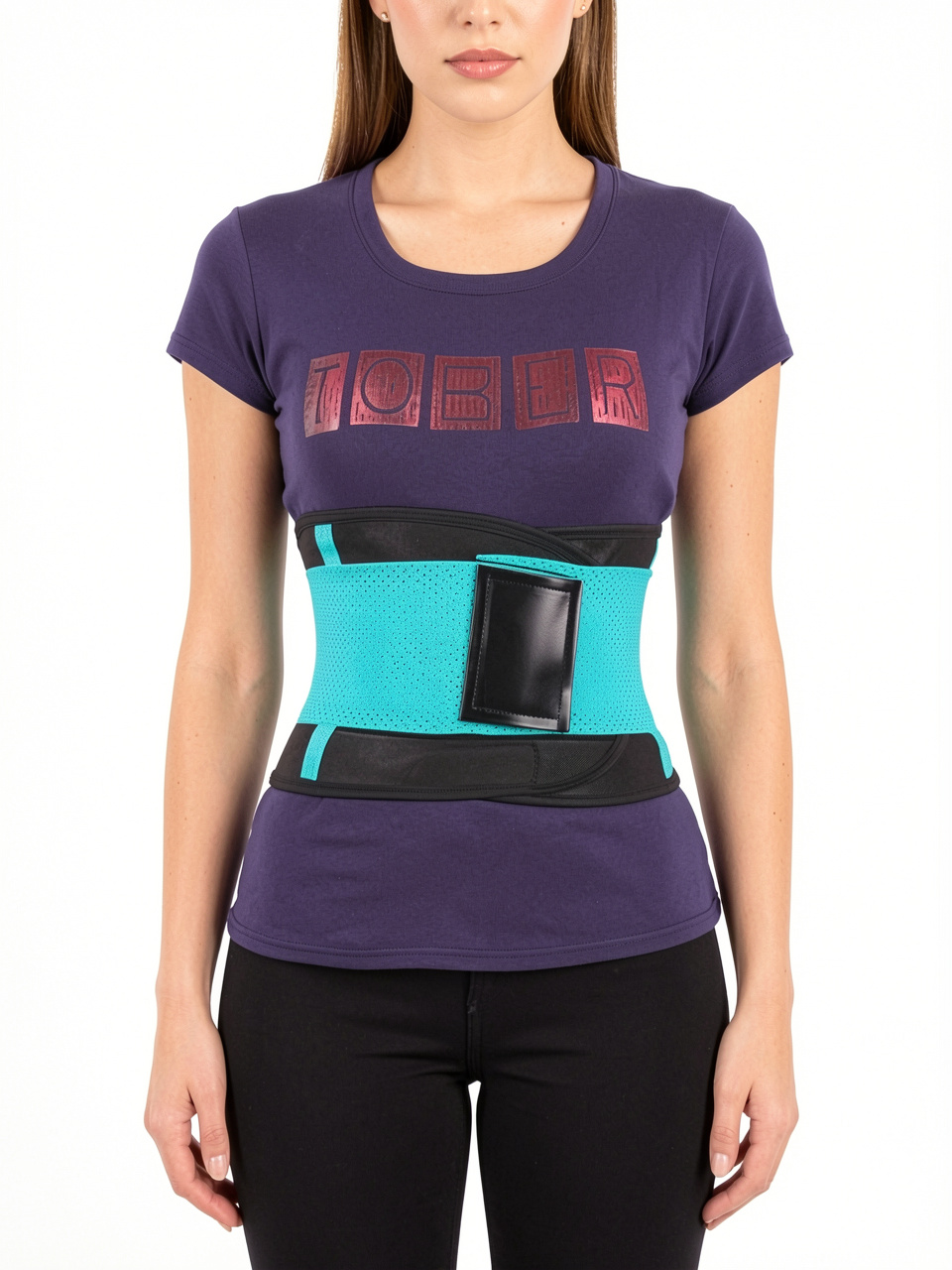 Neoprene Waist Trainer Belt Sticker Hourglass