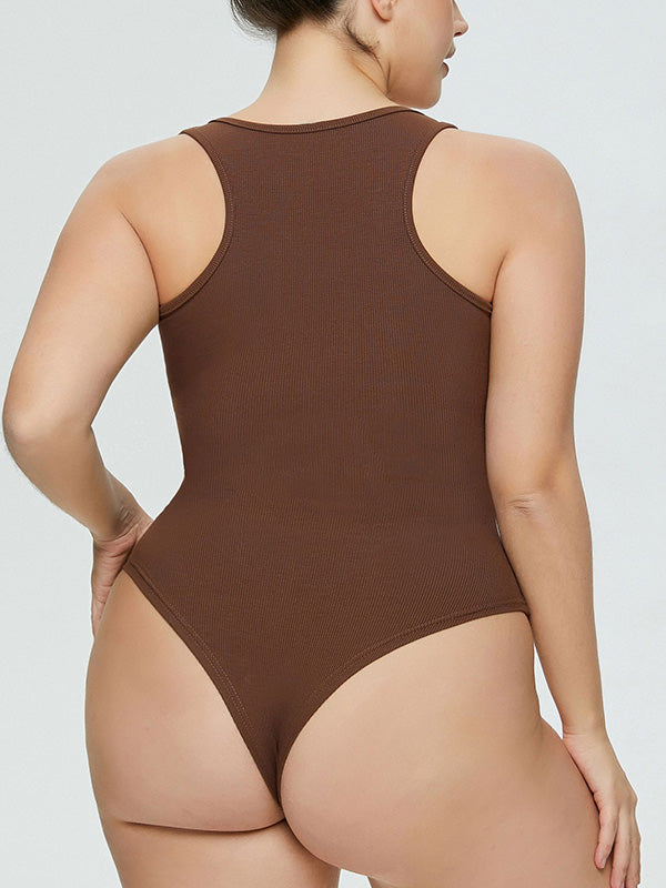 Women Round Neck Bodysuit