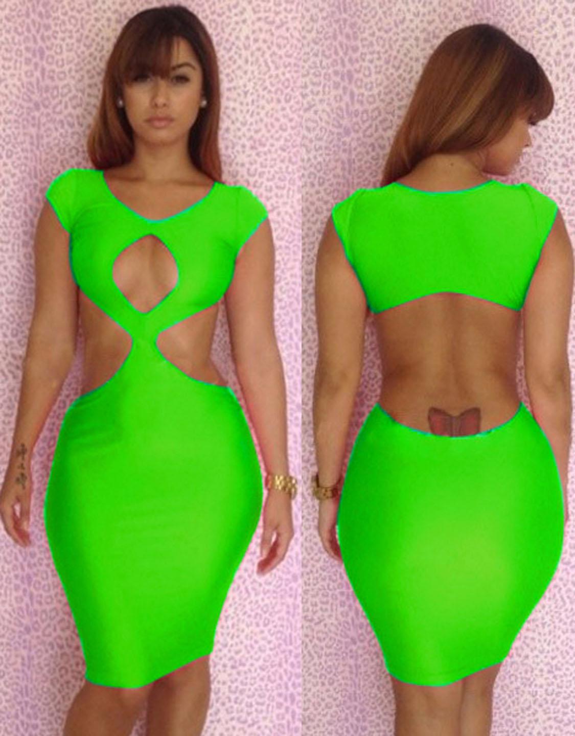 Sexy Cut Out Bodycon Dress