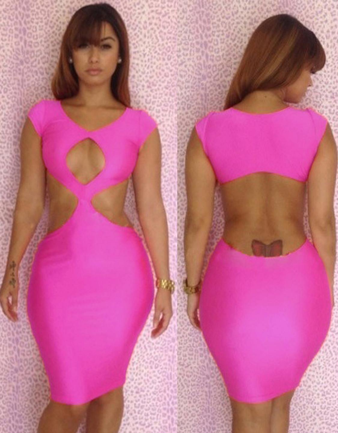 Sexy Cut Out Bodycon Dress