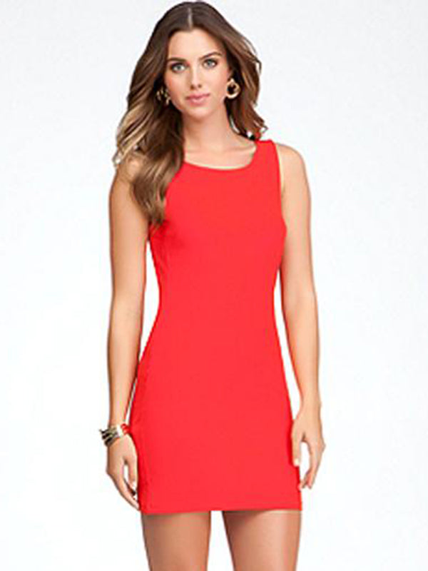 Elegant Backless Mini Dress