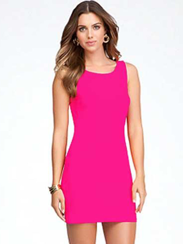 Elegant Backless Mini Dress