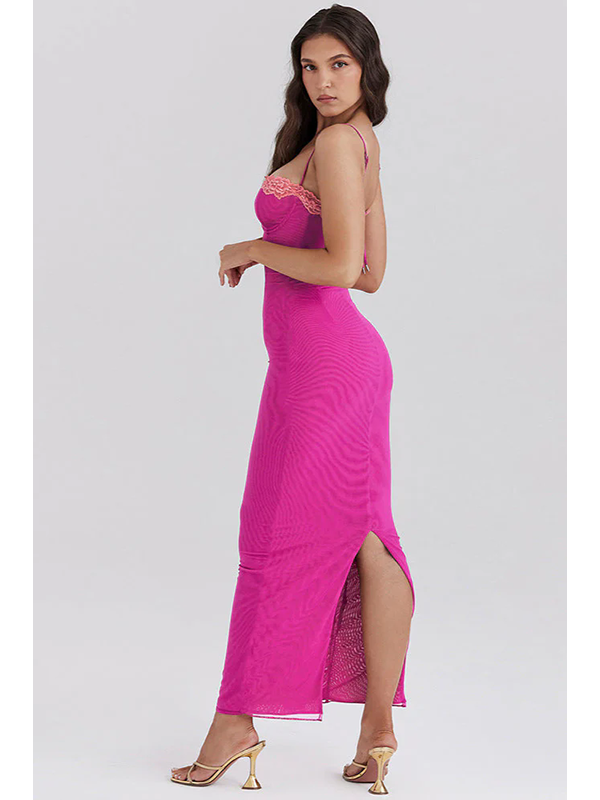 Women Sexy Spaghetti Strap Maxi Dress