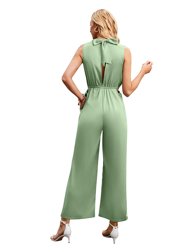 Women Fashion Sleeveless Jumpsuit