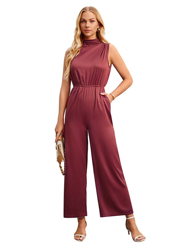 Women Fashion Sleeveless Jumpsuit