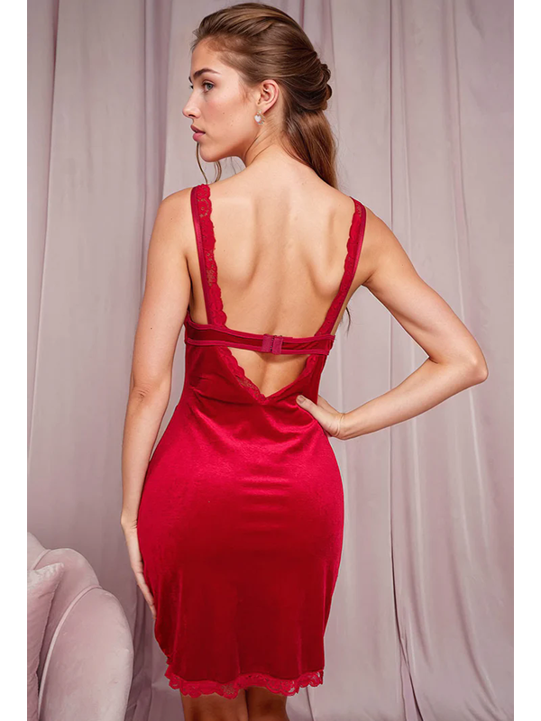 Satin Lace-Up Front Bodycon Mini Dress
