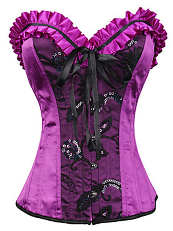 Purple Overbust Corset