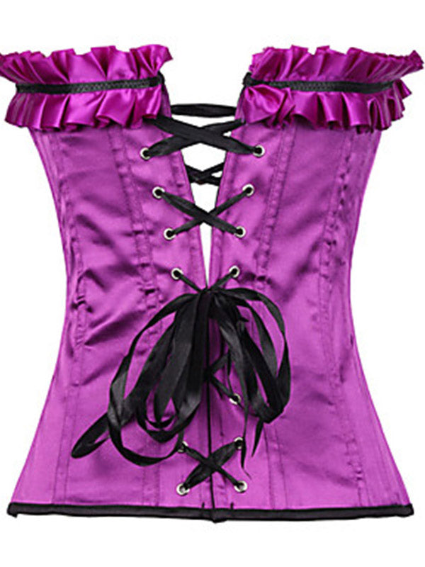 Purple Overbust Corset
