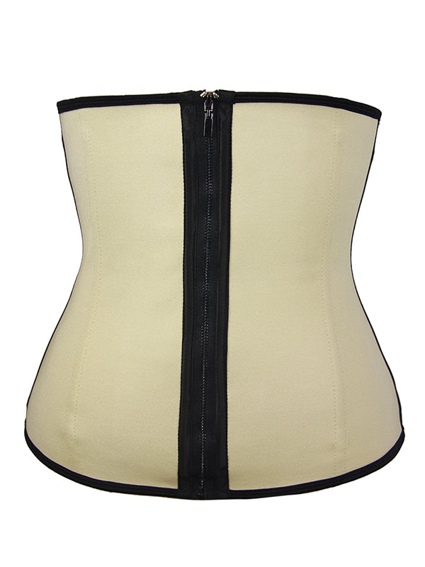 Fashion Zipper Underbust Corset