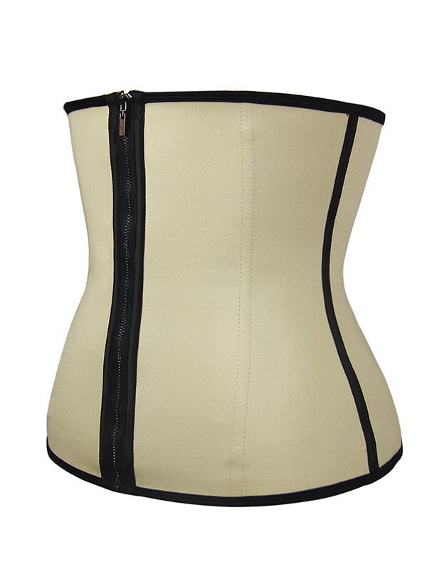 Fashion Zipper Underbust Corset
