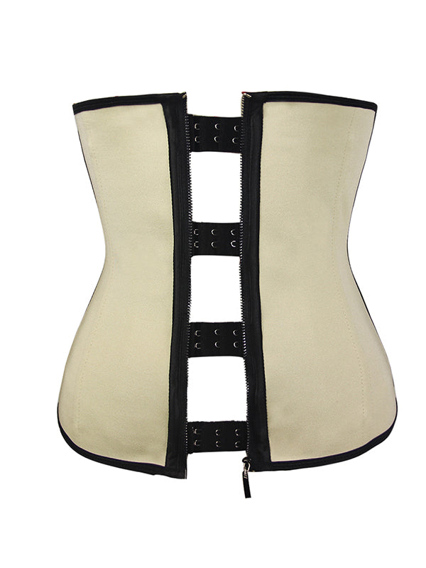 Fashion Zipper Underbust Corset
