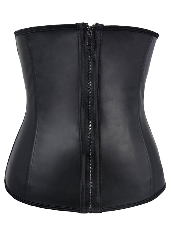Fashion Zipper Underbust Corset