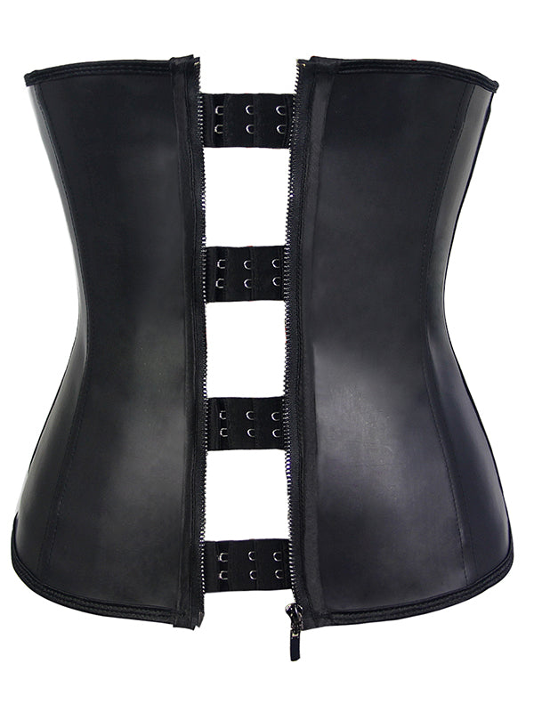 Fashion Zipper Underbust Corset