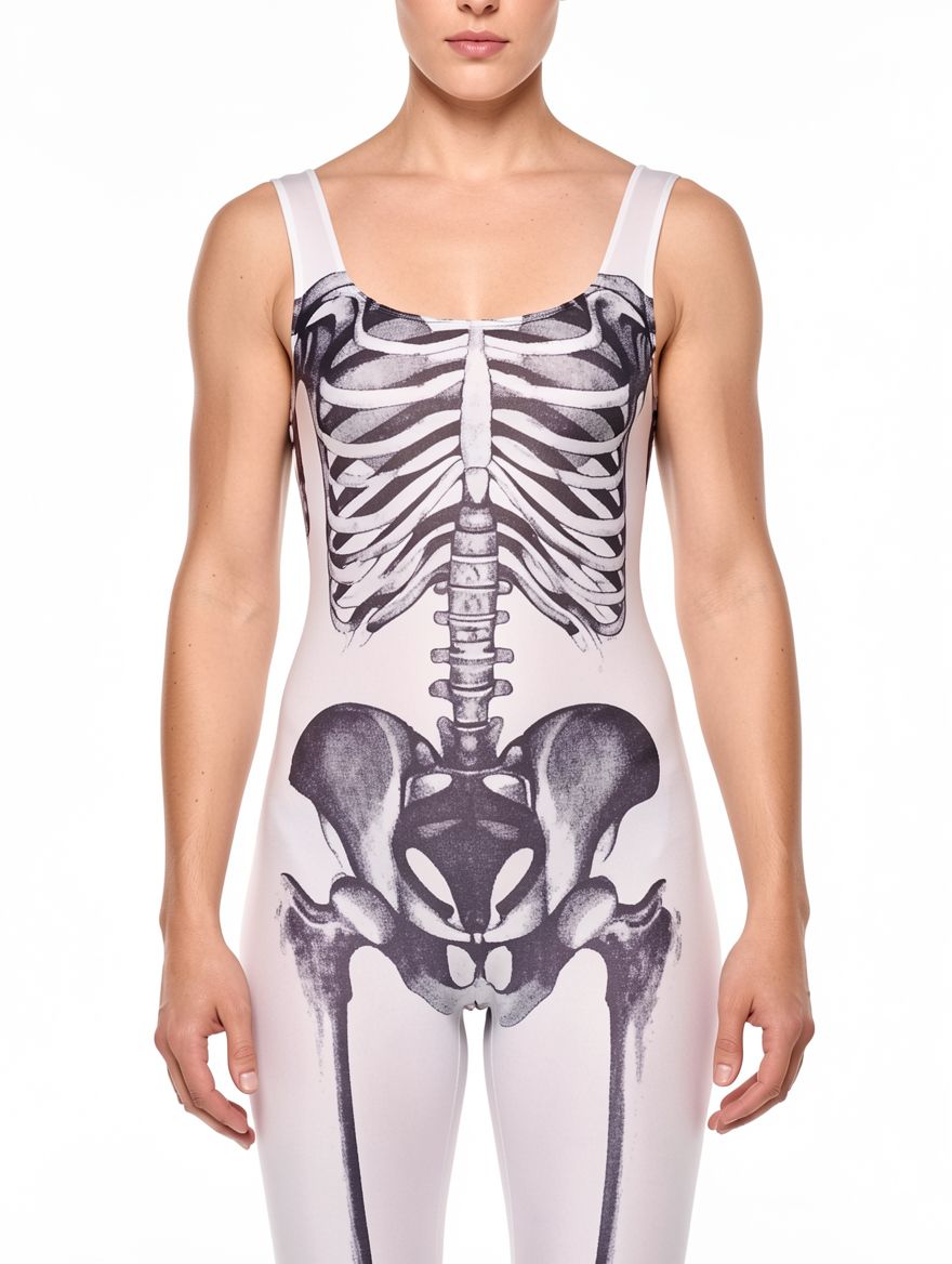 Sexy Printed Sleeveless Long Jumpsuit