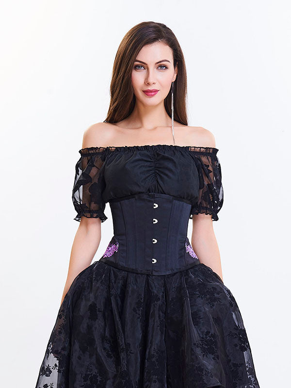 Women Floral Embroidered Corsets and Bustiers